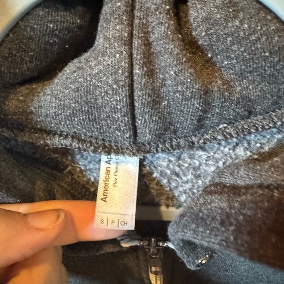 Women’s American Apparel Charcoal Yellowstone Zip Up Hoodie - Picture 3 of 5